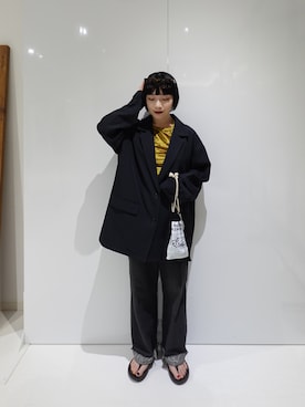 「カジュアル」｜渡辺友美子さん（レディース・153cm・30代）の秋コーディネート