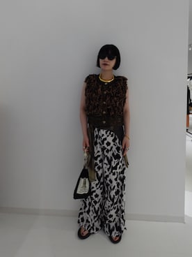 渡辺友美子さん（レディース・153cm・20代）の夏コーディネート