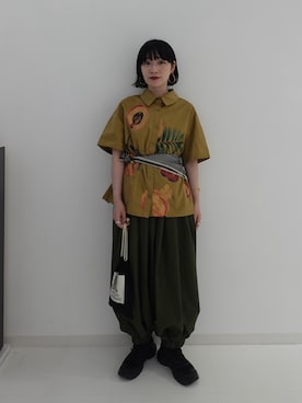 渡辺友美子さん（レディース・153cm）の夏コーディネート