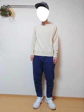 「EMMA  CLOTHES」｜「アイテム（キャップ）」を使った、ざんさん（メンズ・172cm）の春コーディネート