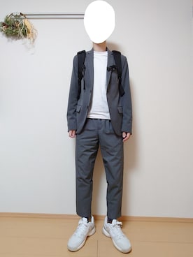 「アイテム（ソックス/靴下、ブラウン系）」を使った、ざんさん（メンズ・172cm）の春コーディネート