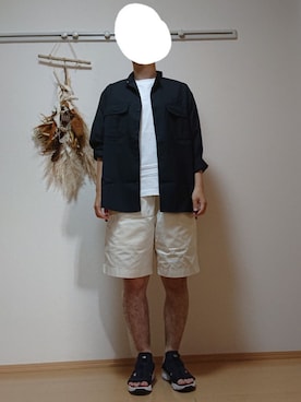 「UNIQLO U」｜ざんさん（メンズ・172cm）の夏コーディネート