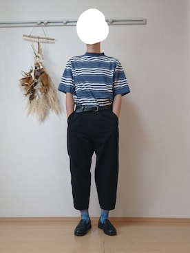 「UNIQLO U」｜ざんさん（メンズ・172cm）の夏コーディネート