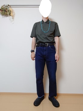 「UNIQLO JW ANDERSON」｜「アイテム（スリッポン）」を使った、ざんさん（メンズ・172cm）の夏コーディネート