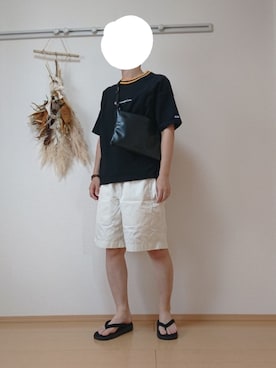 「UNIQLO U」｜ざんさん（メンズ・172cm）の夏コーディネート