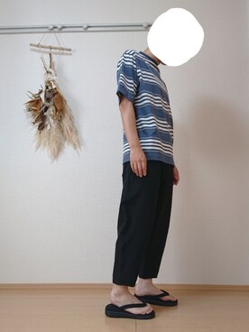 「UNIQLO U」｜ざんさん（メンズ・172cm）の夏コーディネート