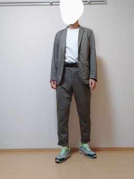 「EN ROUTE（アンルート）のアイテム（スニーカー）」を使った、ざんさん（メンズ・172cm）の秋コーディネート