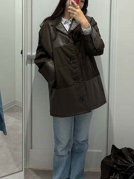 「CLANE（クラネ）のアイテム（ジャケット/アウター）」を使った、koyukiさん（レディース・164cm）の冬コーディネート
