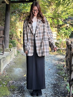 「CLANE（クラネ）のアイテム」を使った、koyukiさん（レディース・164cm）の秋コーディネート