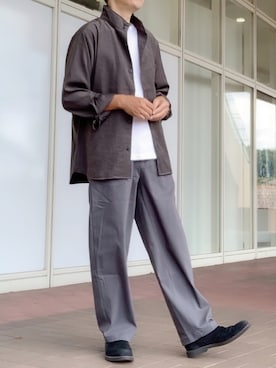 「Mossimo（モッシモ）のアイテム」を使った、tak mikさん（メンズ・173cm）の秋コーディネート