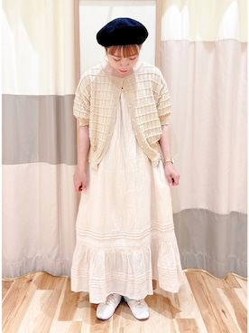 「Samansa Mos2（サマンサ モスモス）のアイテム」を使った、みなも (･×･)さん（レディース・151cm）の夏コーディネート