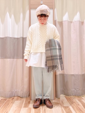 みなも (･×･)さん（レディース・151cm）の冬コーディネート