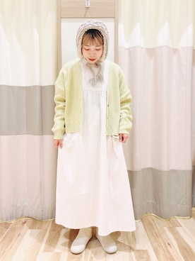 「耳あて」｜みなも (･×･)さん（レディース・151cm）の秋コーディネート