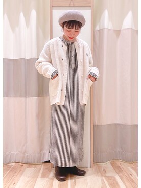 「Samansa Mos2（サマンサ モスモス）のアイテム（その他）」を使った、みなも (･×･)さん（レディース・151cm）の秋コーディネート