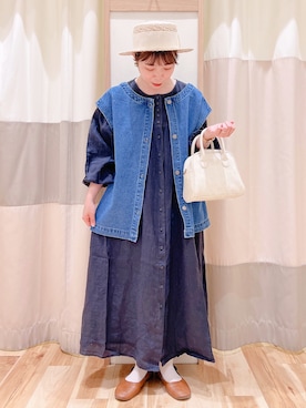 「ボストンバッグ」｜みなも (･×･)さん（レディース・151cm）の春コーディネート