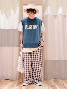 みなも (･×･)さん（レディース・151cm）の夏コーディネート