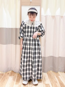 「Samansa Mos2（サマンサ モスモス）のアイテム（アクセサリー）」を使った、みなも (･×･)さん（レディース・151cm）の秋コーディネート