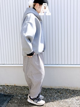 「千鳥柄」｜YASI⑅◡̈さん（レディース・154cm）の春コーディネート