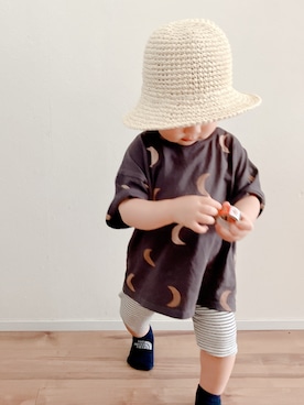 YASI⑅◡̈さん（キッズ・80cm）の夏コーディネート