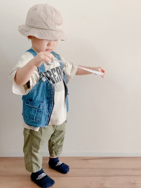 YASI⑅◡̈さん（キッズ・80cm）の秋コーディネート