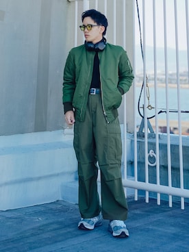 「SPINNS（スピンズ）のアイテム（ジャケット/アウター）」を使った、shotaro_minamiさん（メンズ・170cm）の冬コーディネート