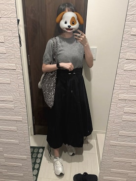 「Uhr（ウーア）のアイテム」を使った、なるさん（レディース・163cm）の夏コーディネート
