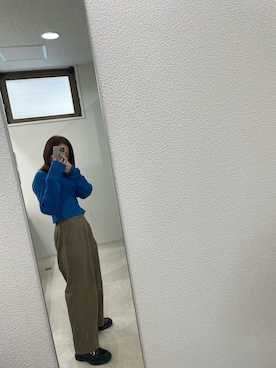 「WONEM（ウォンエム）のアイテム（トップス）」を使った、まいさん（レディース・151cm）の冬コーディネート