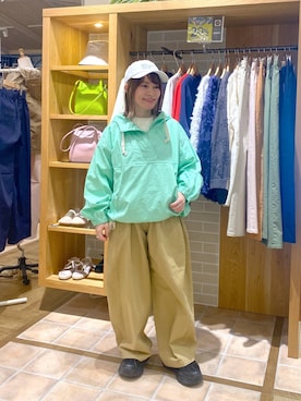 「studio CLIP（スタディオクリップ）のアイテム（ブルゾン）」を使った、kayoさん（レディース・148cm）の春コーディネート