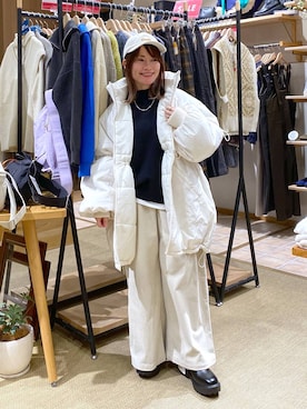 「クリップスタッフ_studio CLIP」｜「アイテム（ブルゾン）」を使った、kayoさん（レディース・148cm）の冬コーディネート