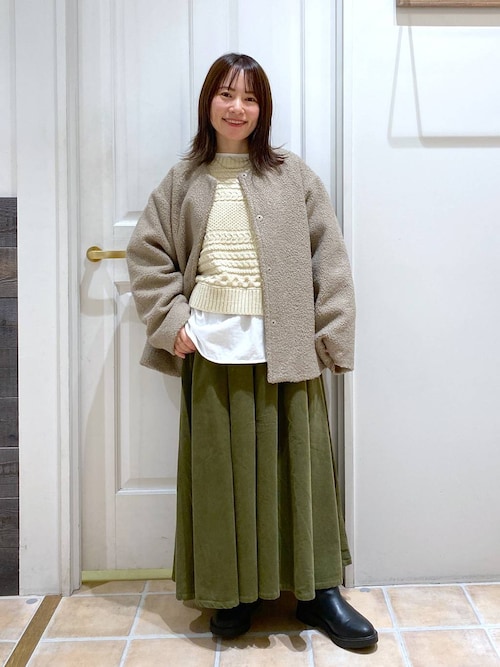 セール】カールボアミドルコート[プチ・トールサイズあり]（ノー