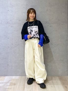 「アイテム（その他ヘアアクセサリー）」を使った、kayoさん（レディース・148cm）の秋コーディネート