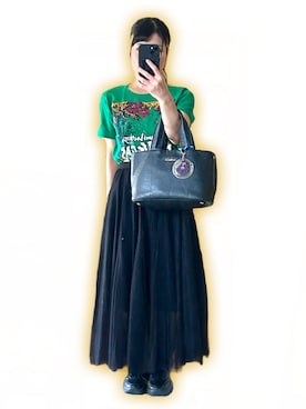 「& by P&D（アンドバイピーアンドディー）のアイテム」を使った、まっさん（レディース・157cm）の春コーディネート