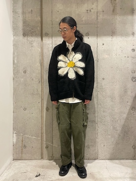 「m47」｜「アイテム（ブーツ）」を使った、みうらさん（メンズ・177cm）の秋コーディネート