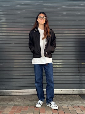 「アイテム（その他アウター）」を使った、みうらさん（メンズ・177cm）の秋コーディネート