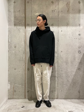 「uncut bound」｜「アイテム（ブーツ）」を使った、みうらさん（メンズ・177cm）の秋コーディネート