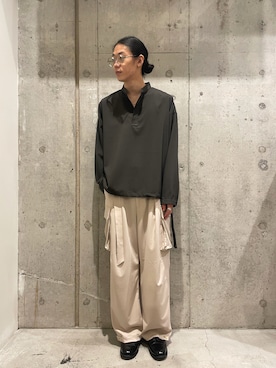 「uncut bound」｜「アイテム（ブーツ）」を使った、みうらさん（メンズ・177cm）の秋コーディネート