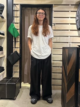 「アイテム（チノパンツ）」を使った、みうらさん（メンズ・177cm）の秋コーディネート