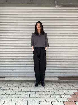 「B'2nd（ビーセカンド）のアイテム（パンツ）」を使った、みうらさん（メンズ・177cm）の春コーディネート