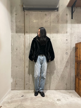 「uncut bound」｜「アイテム（ブルゾン）」を使った、みうらさん（メンズ・177cm）の秋コーディネート