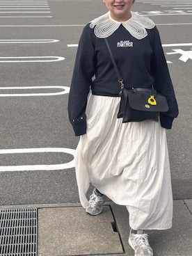 「mimi（ミミ）のアイテム」を使った、はなさん（レディース・160cm）の冬コーディネート