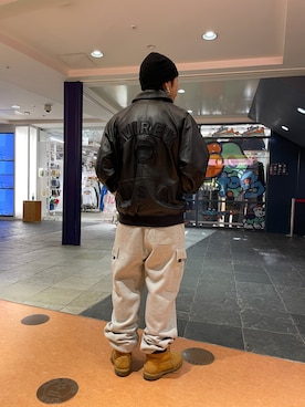 「スウェットカーゴ」｜ありとくゆうとさん（メンズ・174cm）の秋コーディネート