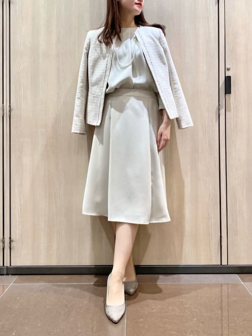 2.8万◆wb◆ダブルビー◆タックスカート LOULOU WILLOUGHBY】ジップアップタックスカート|allureville