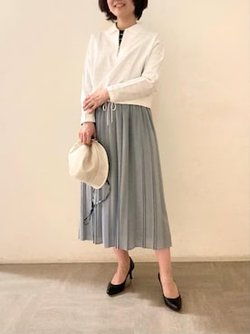 「NEWYORKER（ニューヨーカー）のアイテム（帽子）」を使った、NEWYORKER_WOMENSさん（レディース・162cm）の春コーディネート