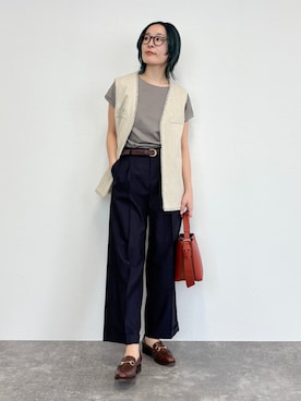 「オンオフ兼用」｜NEWYORKER_WOMENSさん（レディース・162cm）の春コーディネート