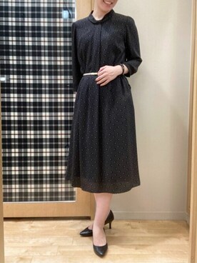 「シック」｜「アイテム（ワンピース/ドレス）」を使った、NEWYORKER_WOMENSさん（レディース・162cm）の秋コーディネート