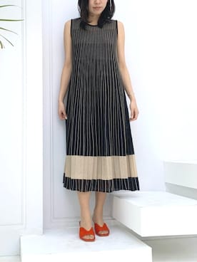「シック」｜「アイテム（ワンピース/ドレス）」を使った、NEWYORKER_WOMENSさん（レディース・162cm）の夏コーディネート