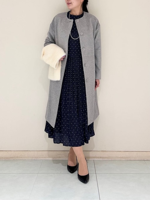 【海外限定】REISSワンピース☆New York Botanical Gardens Nola フラワーMIXサテンドットワンピース[LA36-26R602]｜URBAN