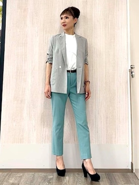 「オンオフ兼用」｜NEWYORKER_WOMENSさん（レディース・164cm）の春コーディネート