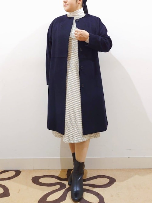 NEWYORKER ワンピース ジャガードジャージー ジャンパースカート