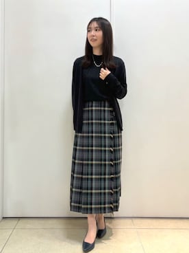 「NEWYORKER（ニューヨーカー）のアイテム」を使った、NEWYORKER_WOMENSさん（レディース・154cm）の冬コーディネート